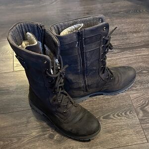 Kamik rogue 12” dark brown boots 11 42